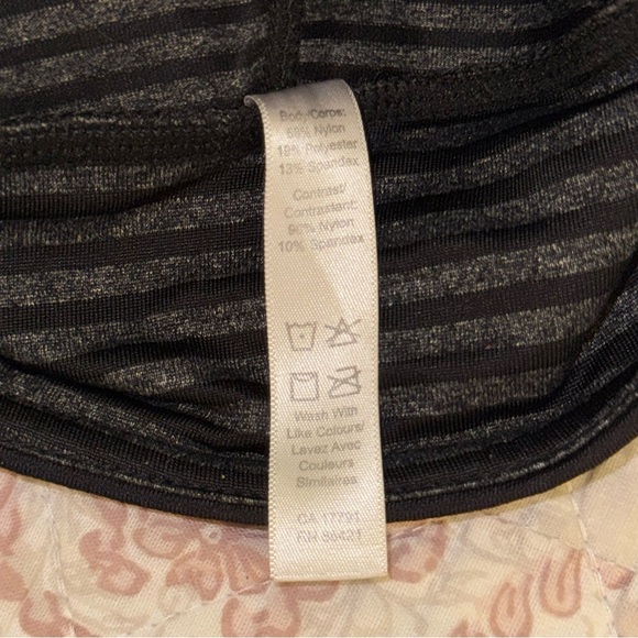 Kyodan women’s athletic capri/cropped leggings striped w/rugged bottom. Sz PS🖤 - Picture 7 of 8